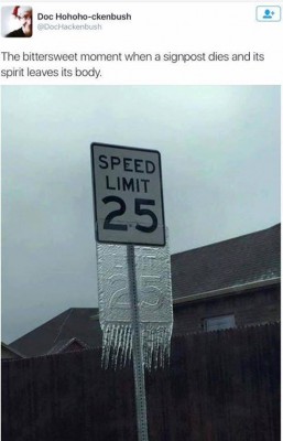 Тот горький момент, когда дорожный знак умирает и его дух покидает тело )).jpg
